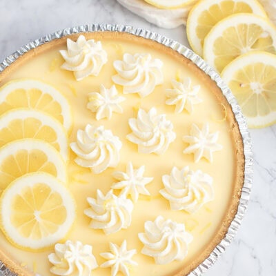 4 Ingredient No Bake Lemon Pie - Kirbie's Cravings