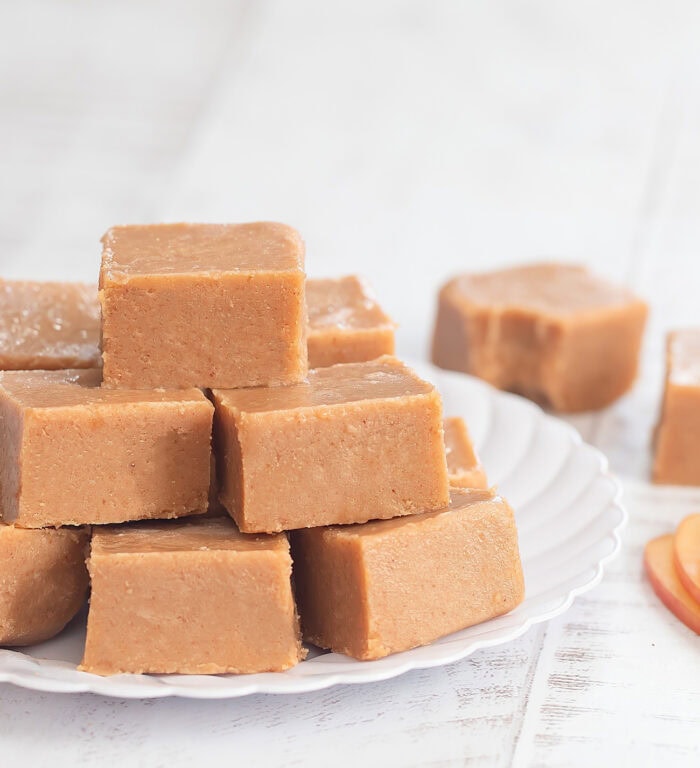 A stack of apple fudge squares