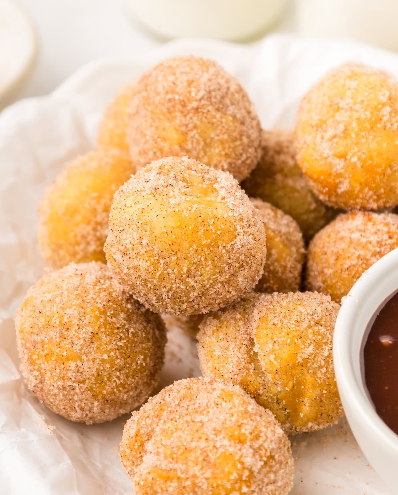 4 Ingredient Air Fryer Donuts (No Yeast, Dairy or Eggs)