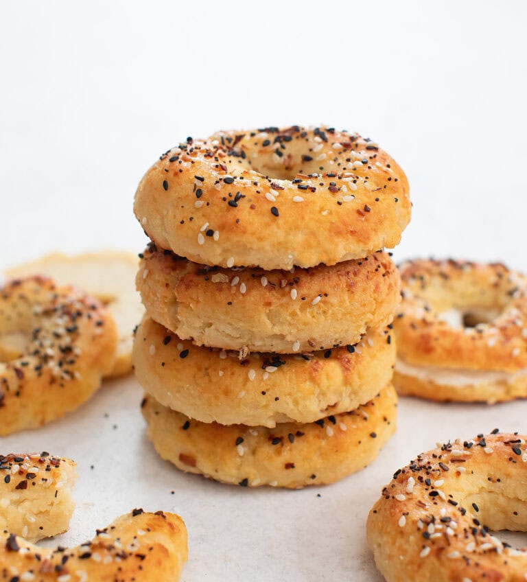 2 Ingredient Keto Cottage Cheese Bagels Kirbie's Cravings