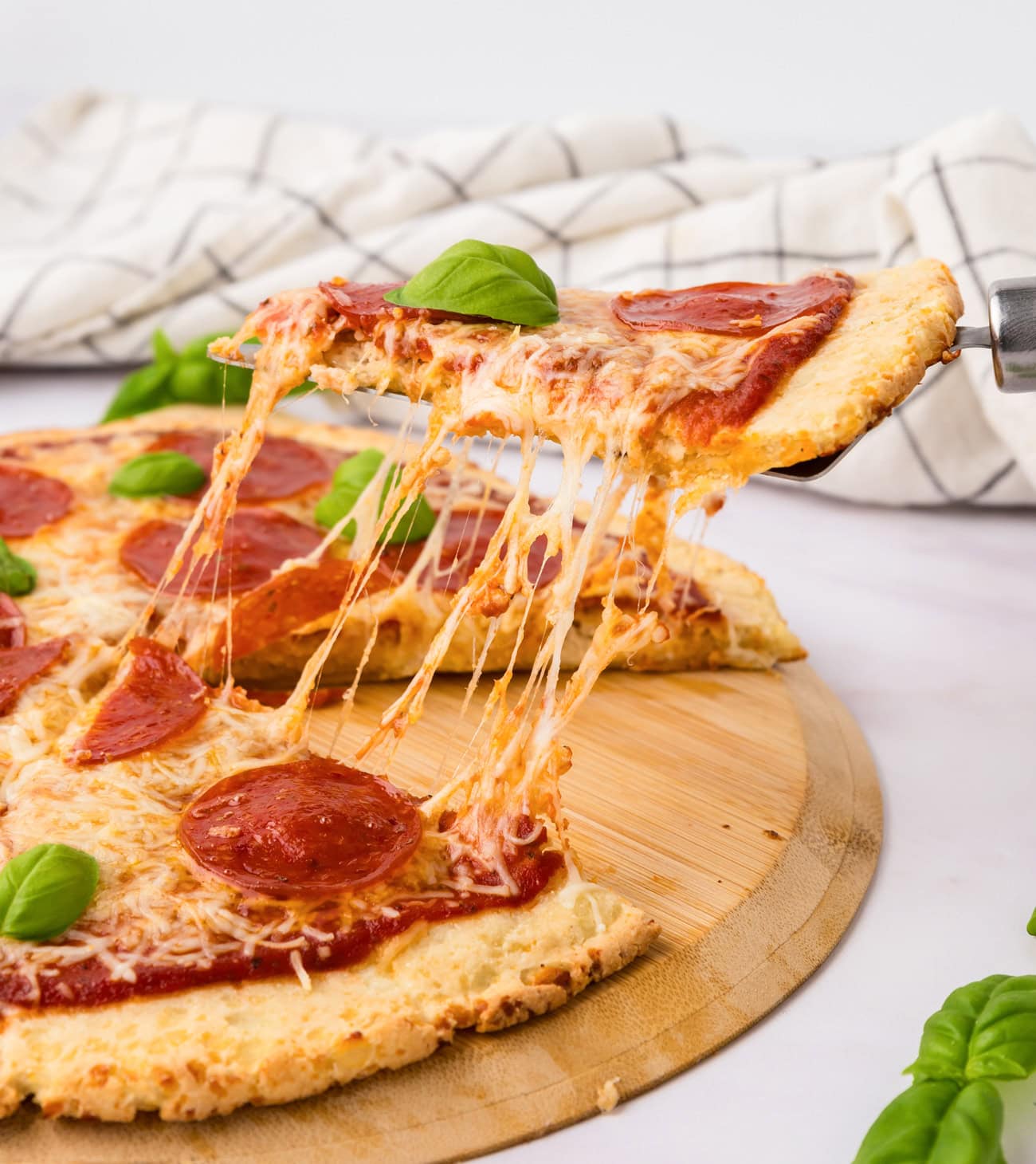 2 Ingredient Keto Cottage Cheese Pizza Crust Kirbie s Cravings