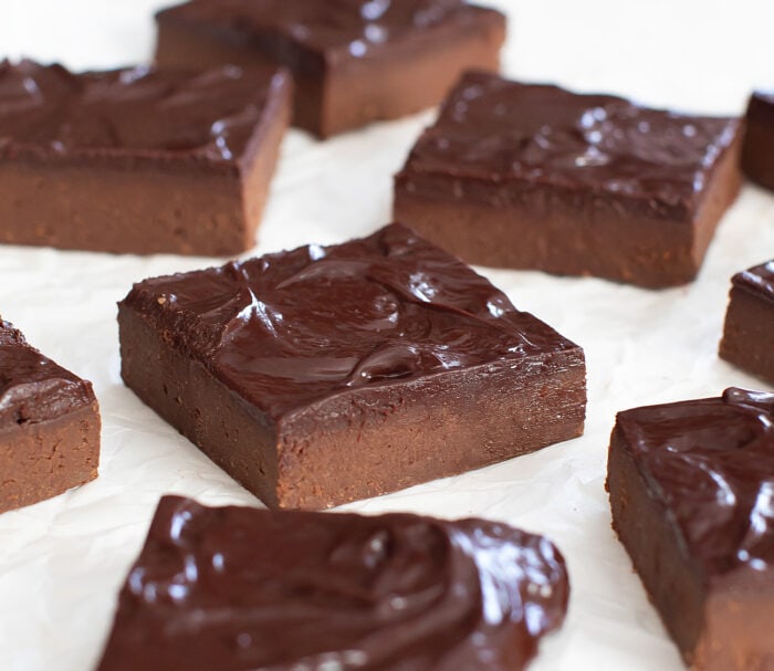 Brownies with frosting on top