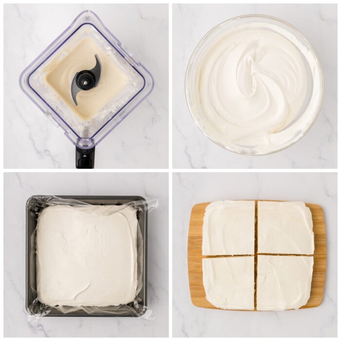 Steps to make ice cream bars