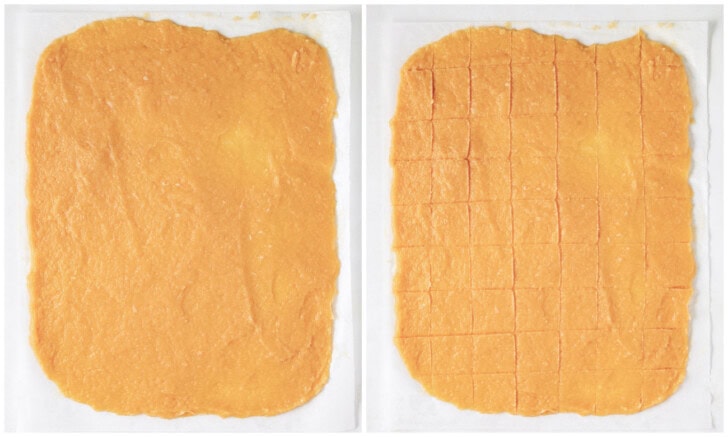 Steps to make mixture for crackers