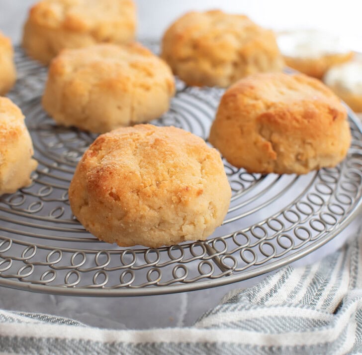 Biscuits on a cooling rack