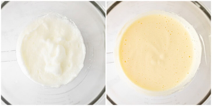 Steps to make cake batter