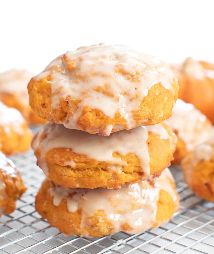 Pumpkin fritters with a crispy exterior