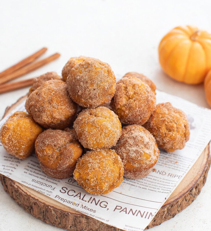 A pile of Pumpkin Donut holes