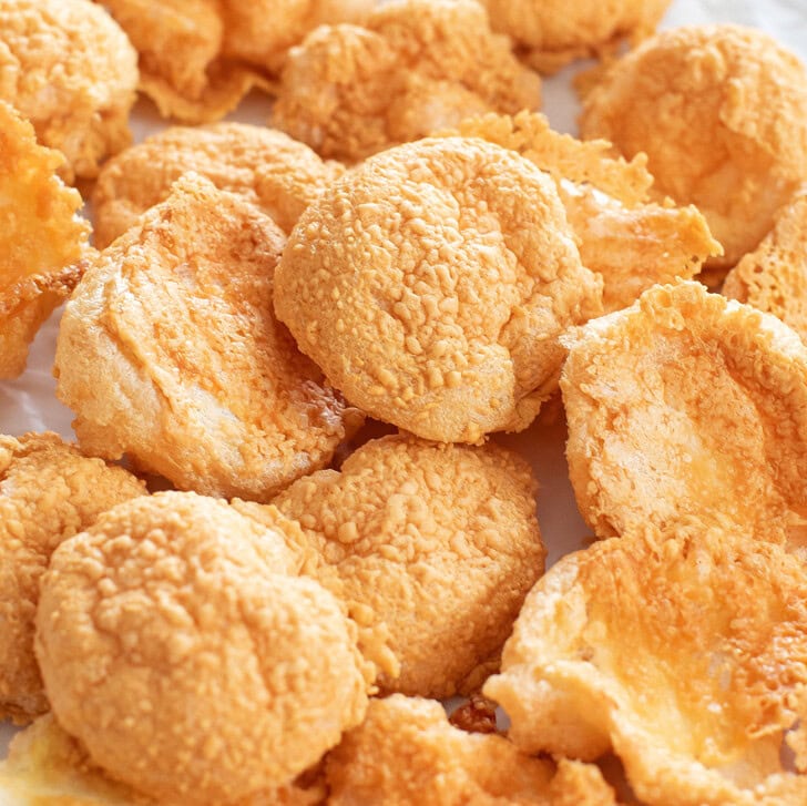 Light and airy crispy chips
