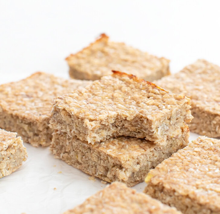 Soft and chewy Coconut Oatmeal Bars