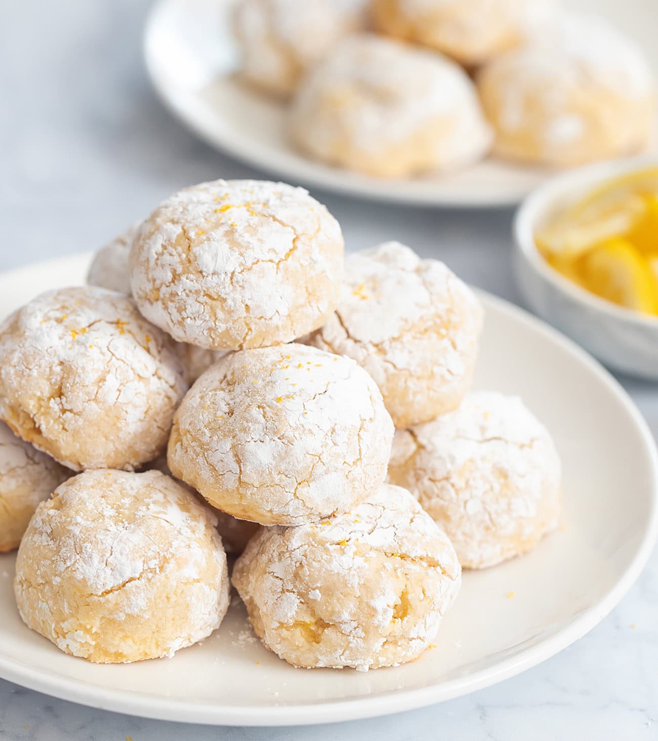 4 Ingredient Lemon Cookies (No Wheat Flour, Dairy, Butter or Oil)