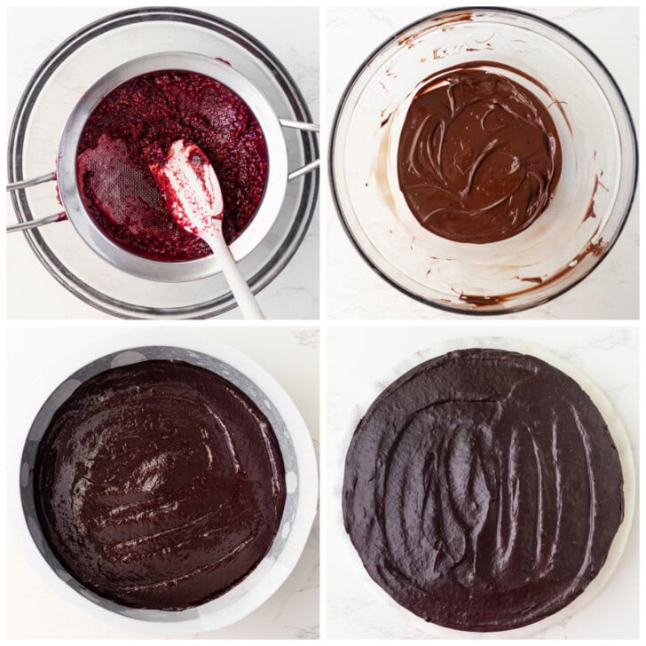 Steps to make a chocolate cake