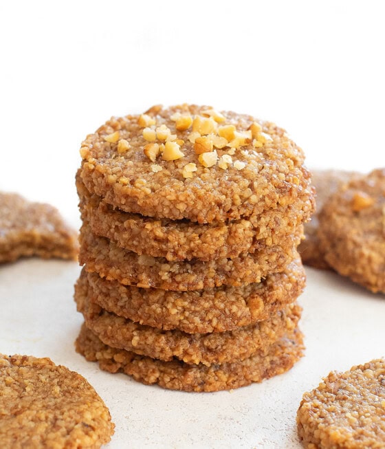 Simple Two Ingredient Walnut Cookies