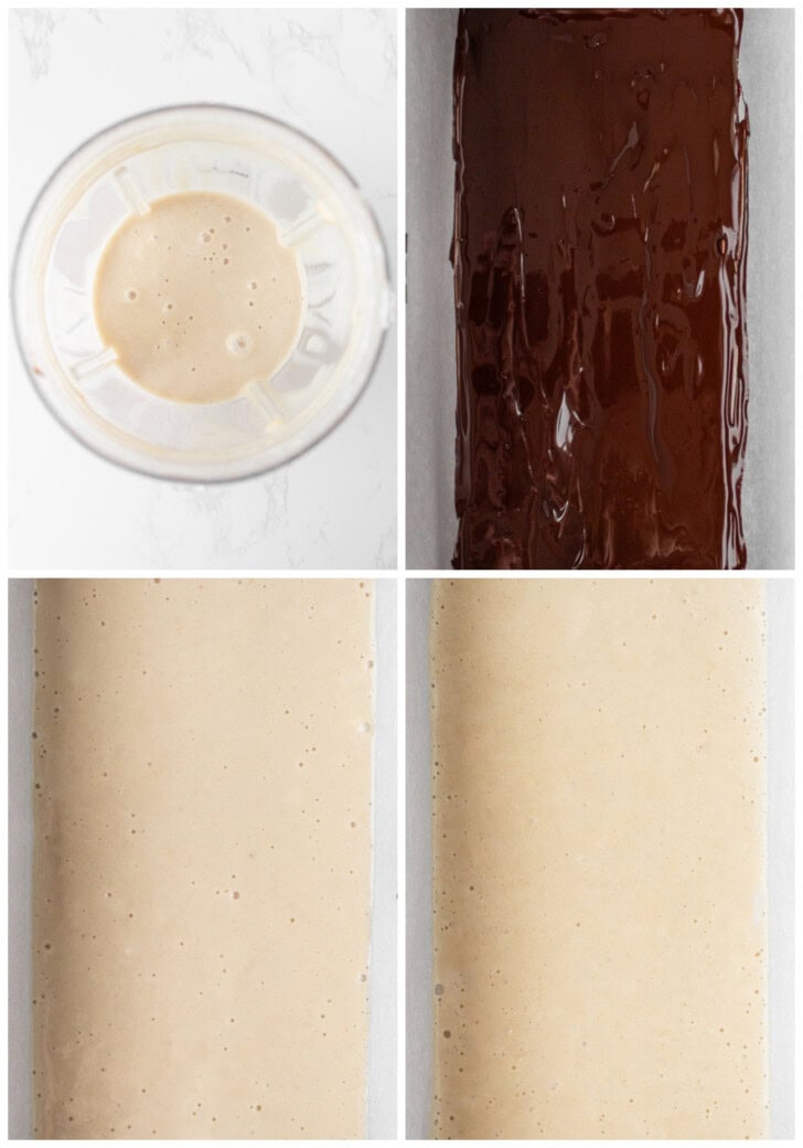 The steps to make ice cream bites
