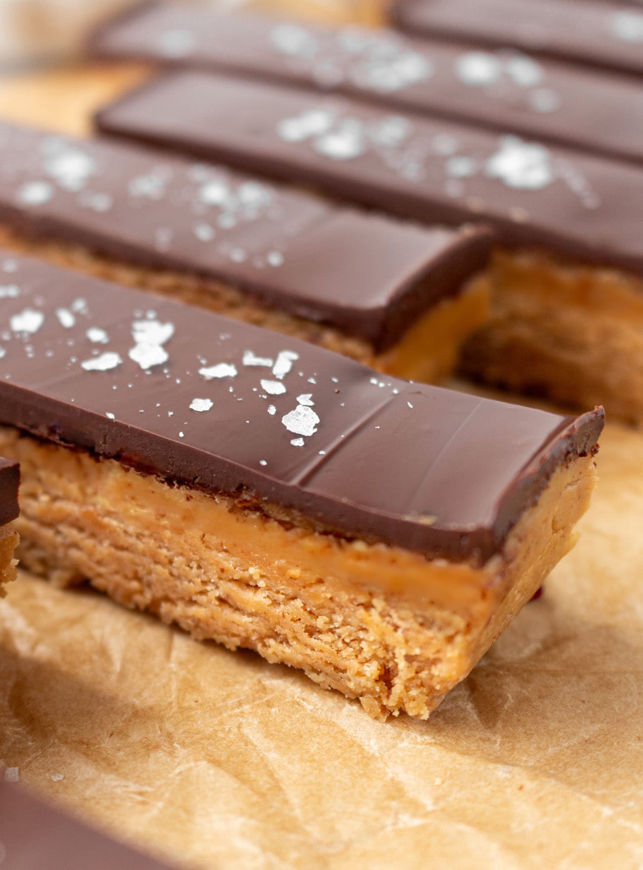 4 Ingredient Keto Peanut Butter Twix Bars - Kirbie's Cravings